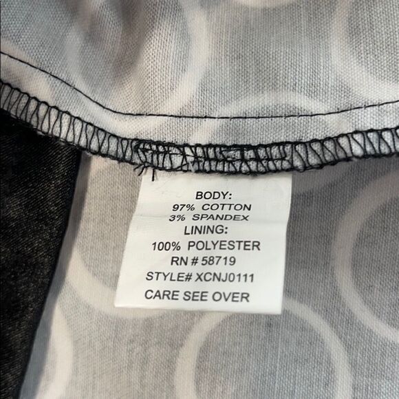 NY Collection Crop Circle Print Blazer Sz S - Picture 11 of 11